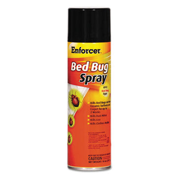 Enforcer® Bed Bug Spray, 14 Oz Aerosol, For Bed Bugs-dust Mites-lice-moths, 12-carton freeshipping - TVN Wholesale